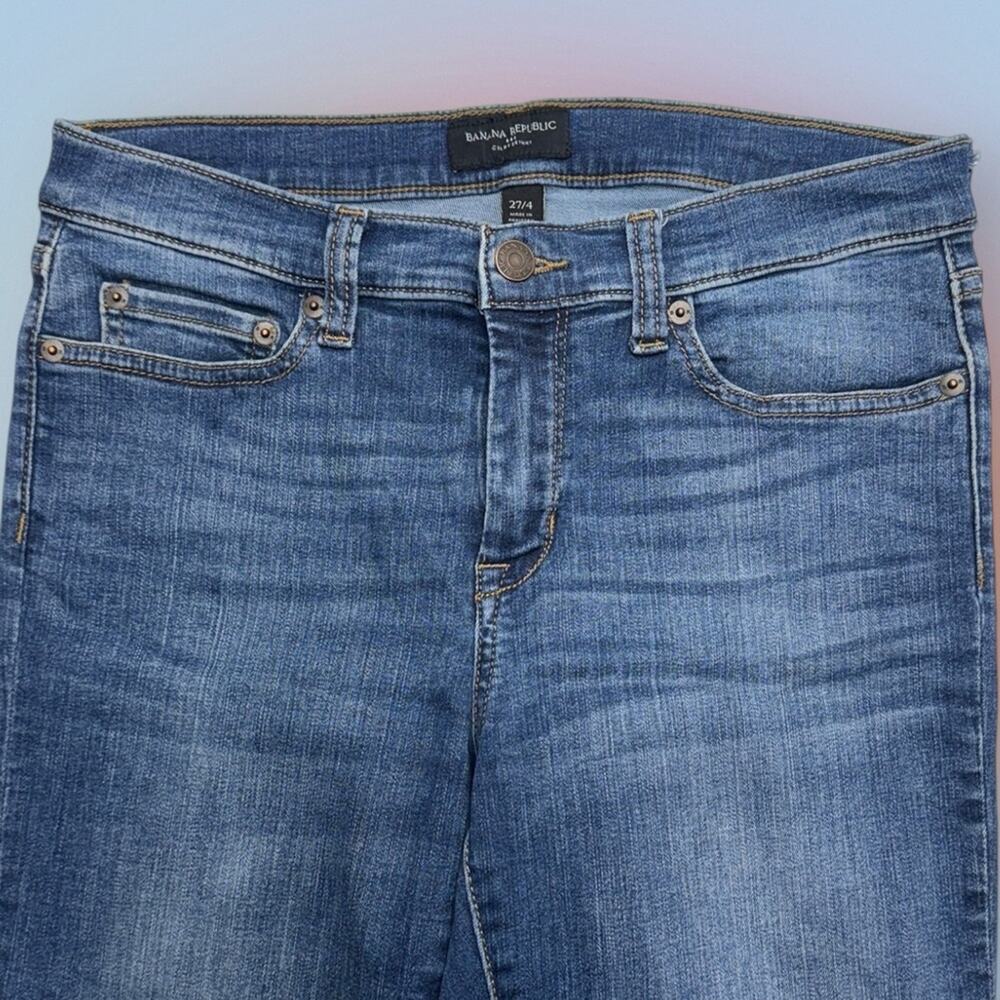 BANANA REPUBLIC Women’s 27 SCULPT SKINNY Blue Jeans